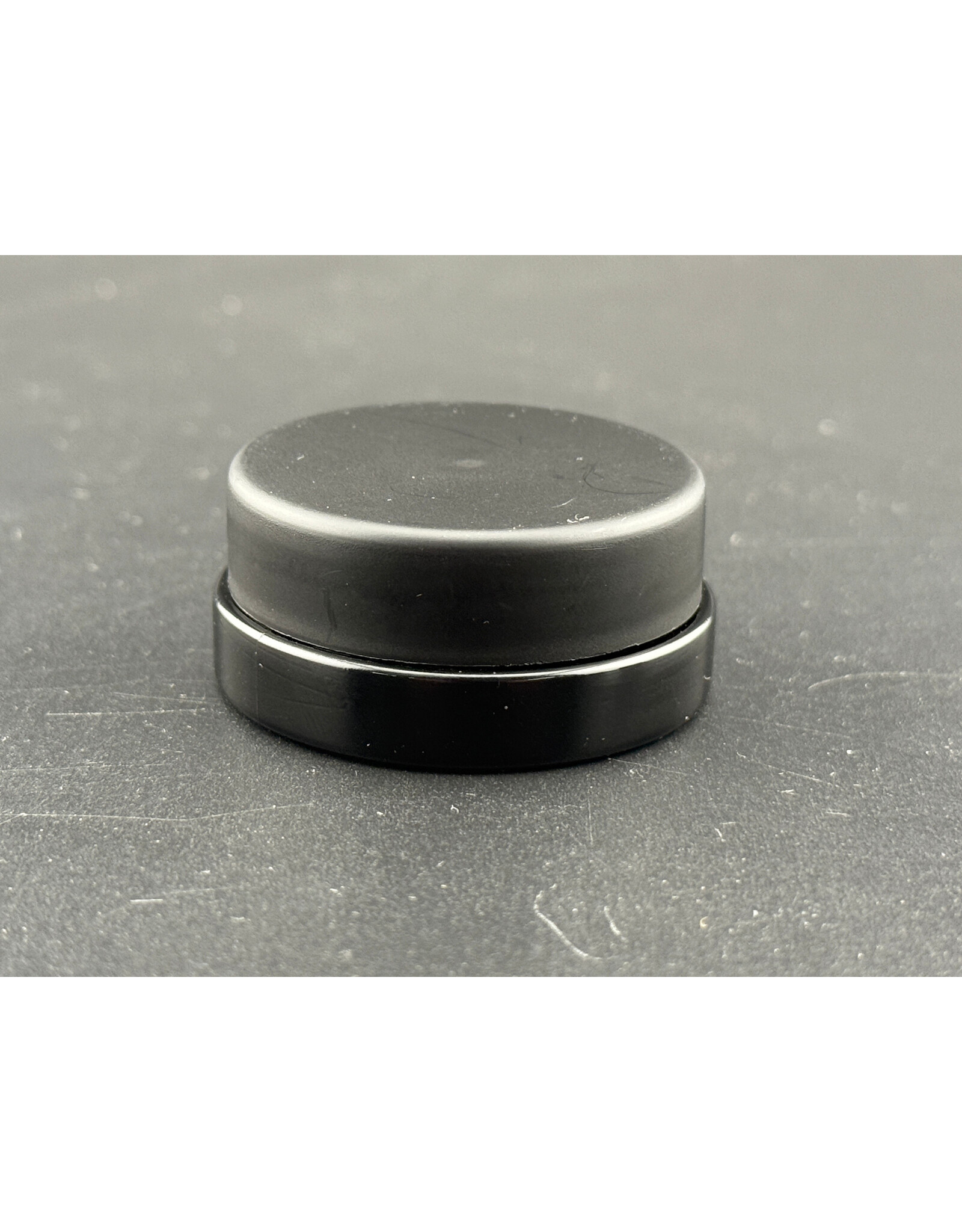 All Black 7ml low profile cosmetic jar