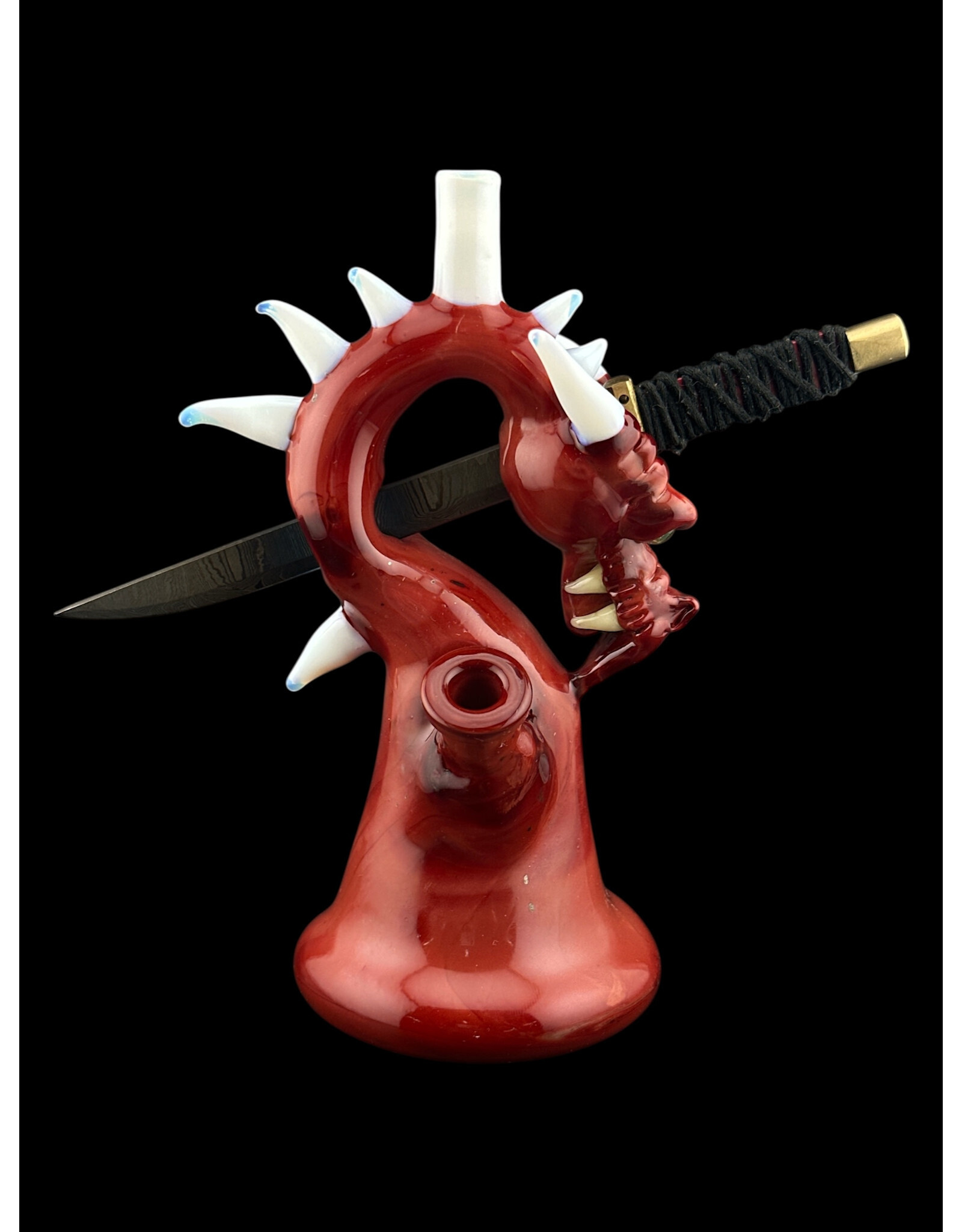 Tony Kazy Medium Dragon With Metal Sword Red