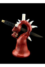 Tony Kazy Medium Dragon With Metal Sword Red