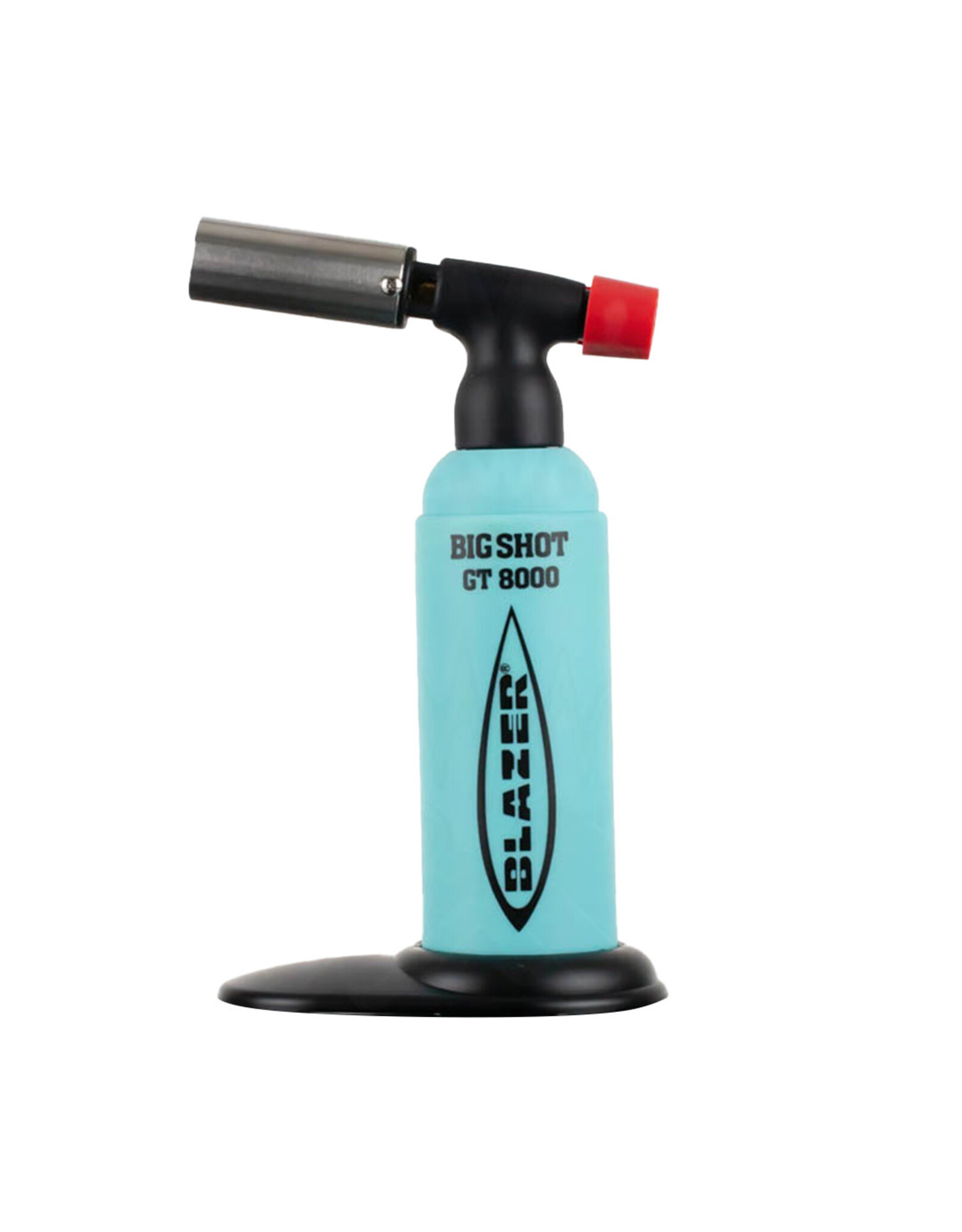 Blazer Blazer Big Shot Torch Lighter GT8000 Teal With Black Label