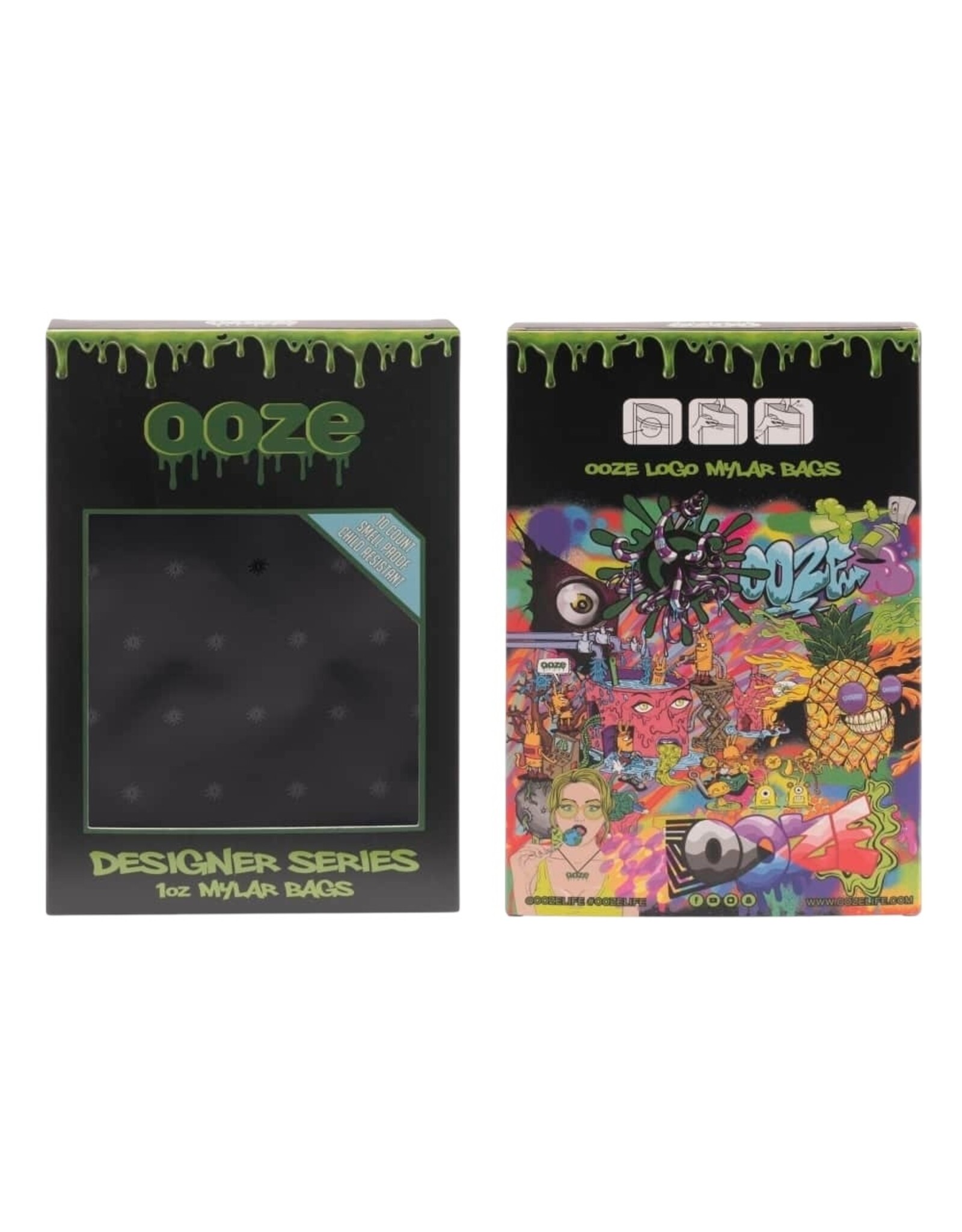 ooze Ooze 1oz Mylar Bags 10 count Box