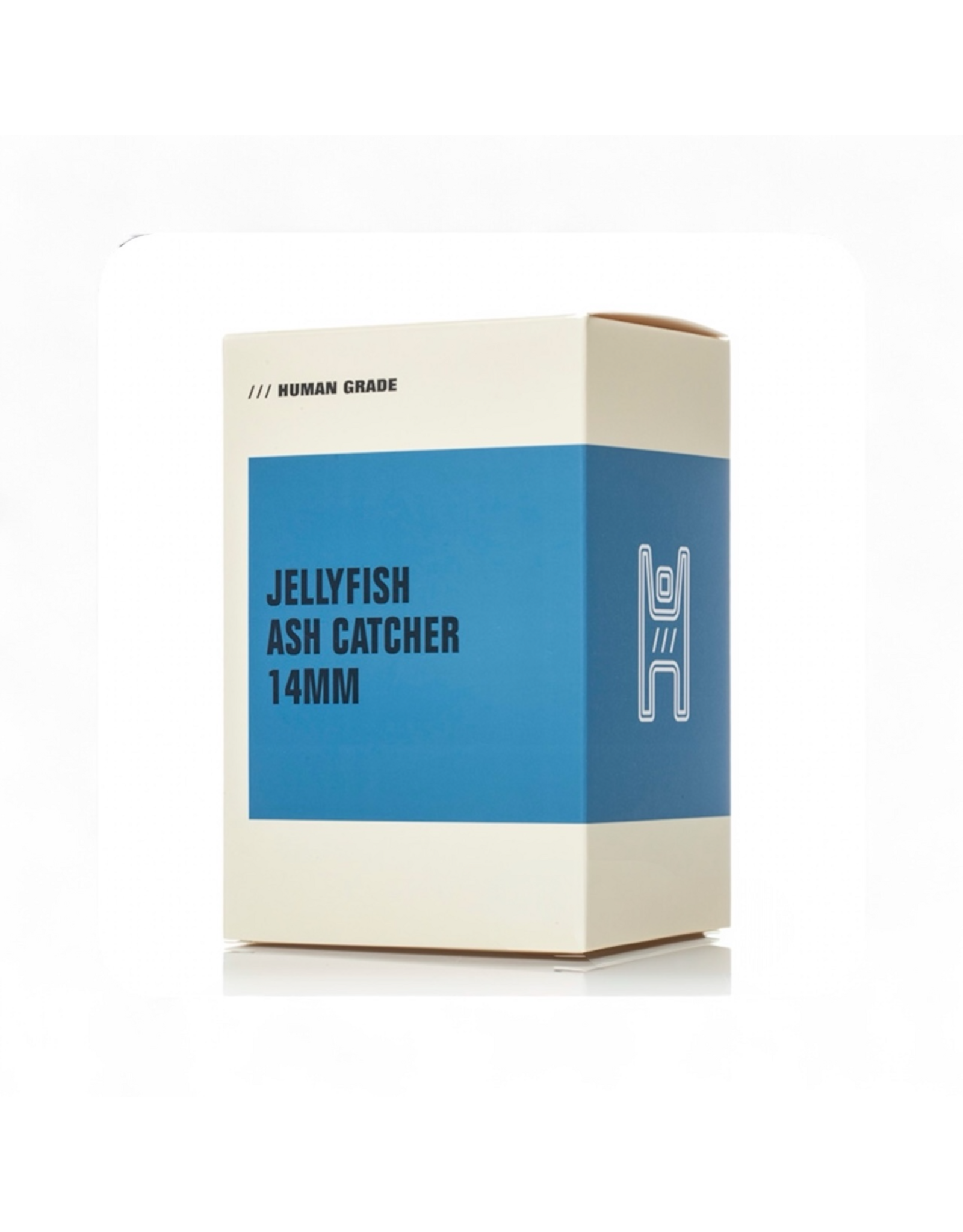 Human Grade Human Grade Jellyfish Blue Ash Catcher 14mm 45 Degree