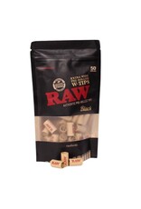 Raw Raw Black Extra Wide Pre-Rolled Tips 50 Count Raw Raw Black Extra Wide Pre-Rolled Tips 50 Count