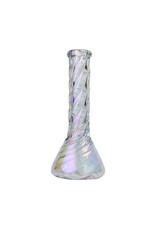 Human Grade Human Grade Twisted Iridescent 12" Beaker Human Grade Human Grade Twisted Iridescent 12" Beaker