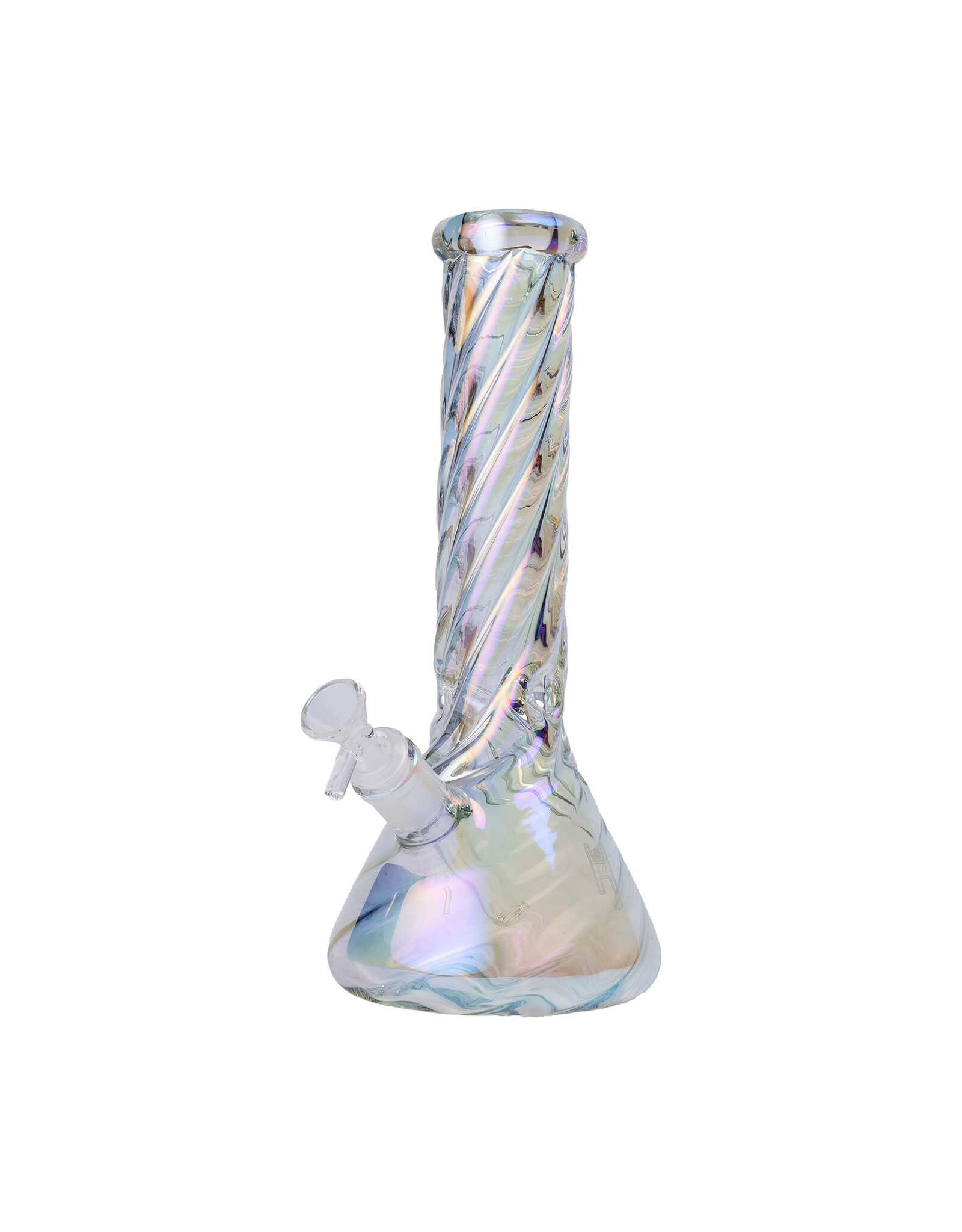Human Grade Human Grade Twisted Iridescent 12" Beaker