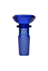 Human Grade Human Grade Blue Saucer Flower Bowl 14mm Human Grade Human Grade Blue Saucer Flower Bowl 14mm