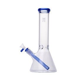 Human Grade Human Grade Blue Accent 12" Beaker Water Pipe