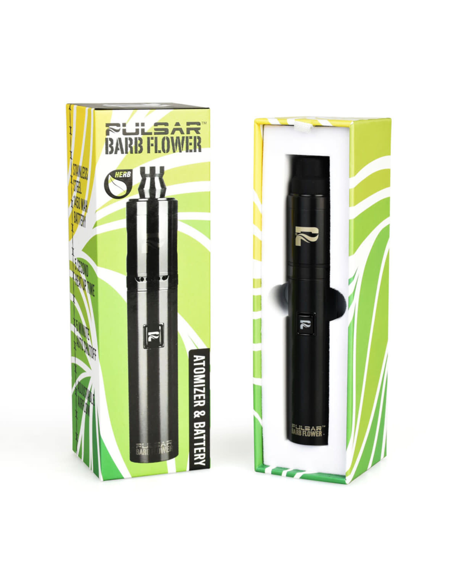 Pulsar Pulsar Barb Flower Herb Vaporizer Kit | 1450 mAh Black