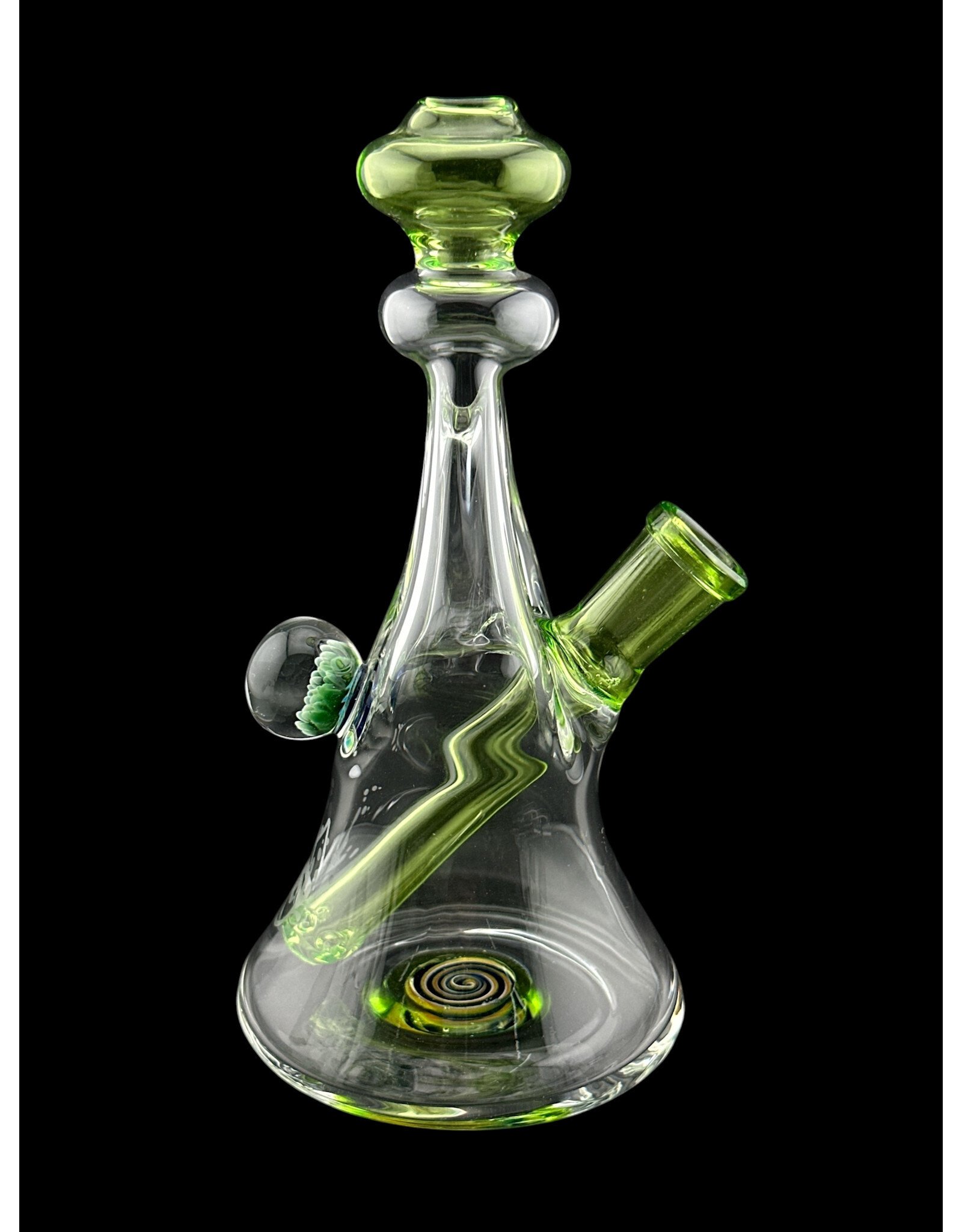 Pulsar Pulsar Dual Airflow Green Candy Rig  6.5"