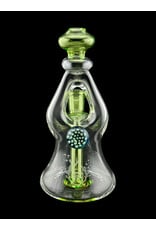 Pulsar Pulsar Dual Airflow Green Candy Rig  6.5"