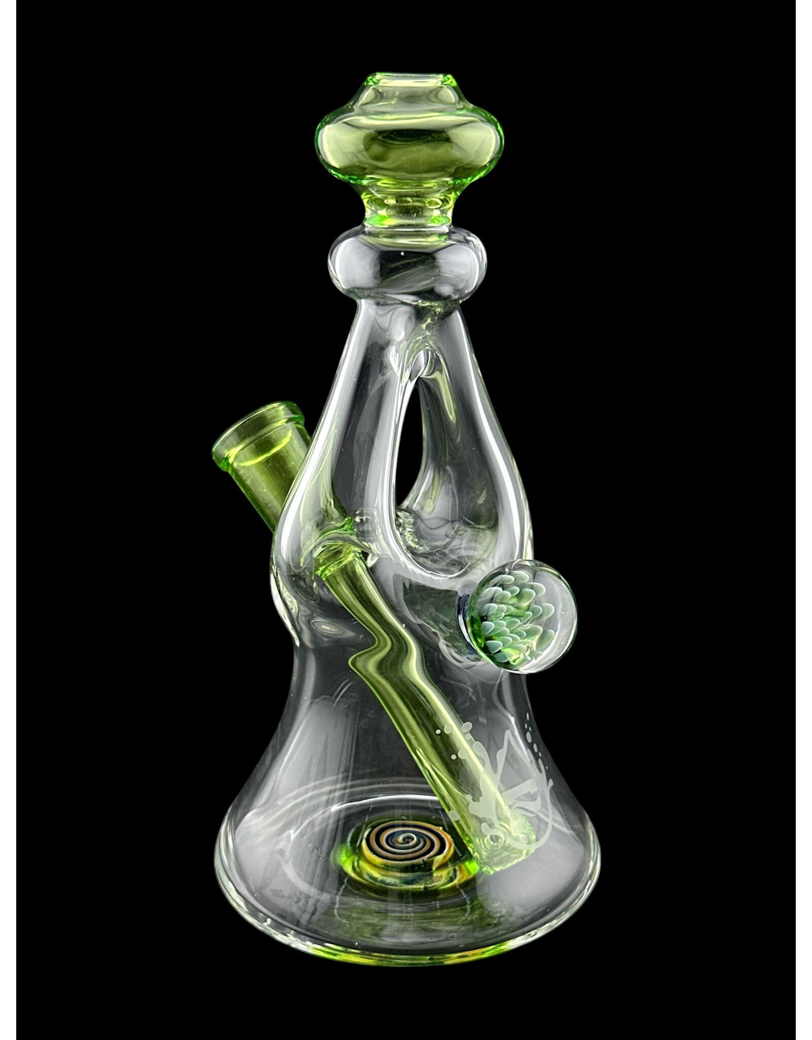 Pulsar Pulsar Dual Airflow Green Candy Rig  6.5"