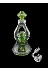 Pulsar Pulsar Dual Airflow Green Candy Rig  6.5"