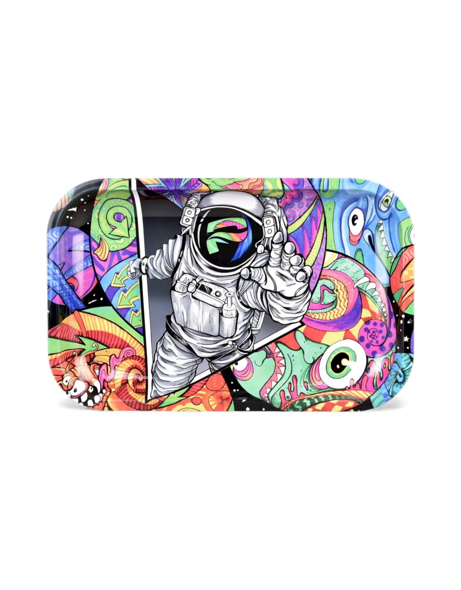 Pulsar Pulsar Metal Rolling Tray-11"x7" | Psychedelic Spaceman