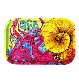 ocb papers OCB Limited Edition Metal Rolling Tray | Cephalopod Medium
