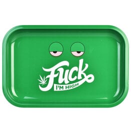 Pulsar F*ck I'm High Metal Rolling Tray | 11.5" x 7.5"