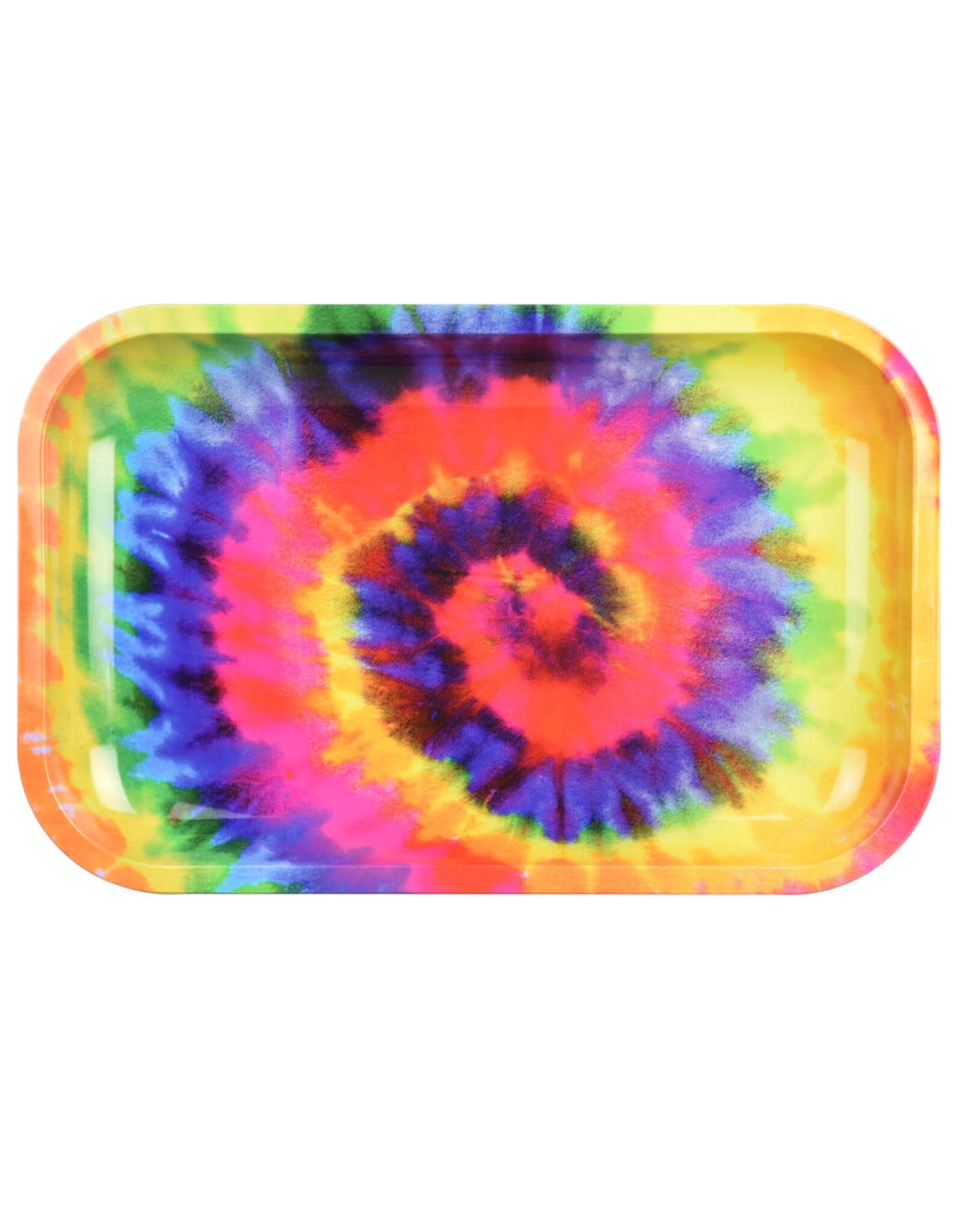 Pulsar Pulsar Metal Rolling Tray | Spiral Dye | 11" x 7"