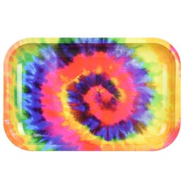 Pulsar Pulsar Metal Rolling Tray | Spiral Dye | 11" x 7"