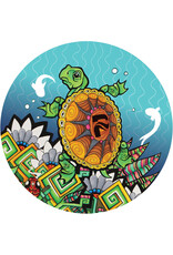Pulsar Pulsar DabPadz Round 8" | Psychedelic Jungle Turtle