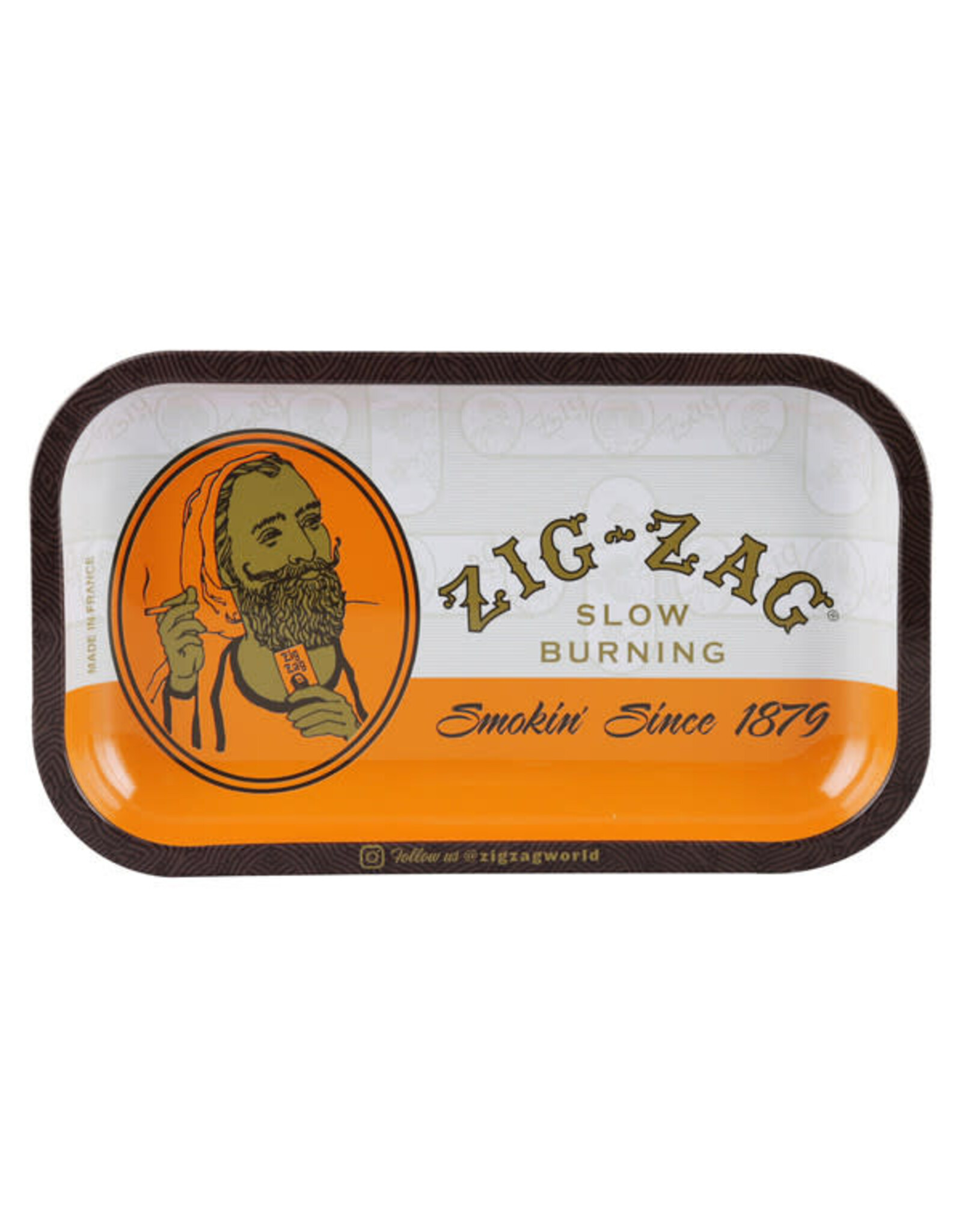 Zig Zag Classic Slow Burn Rolling Tray - 10.5"x6.25" / Small