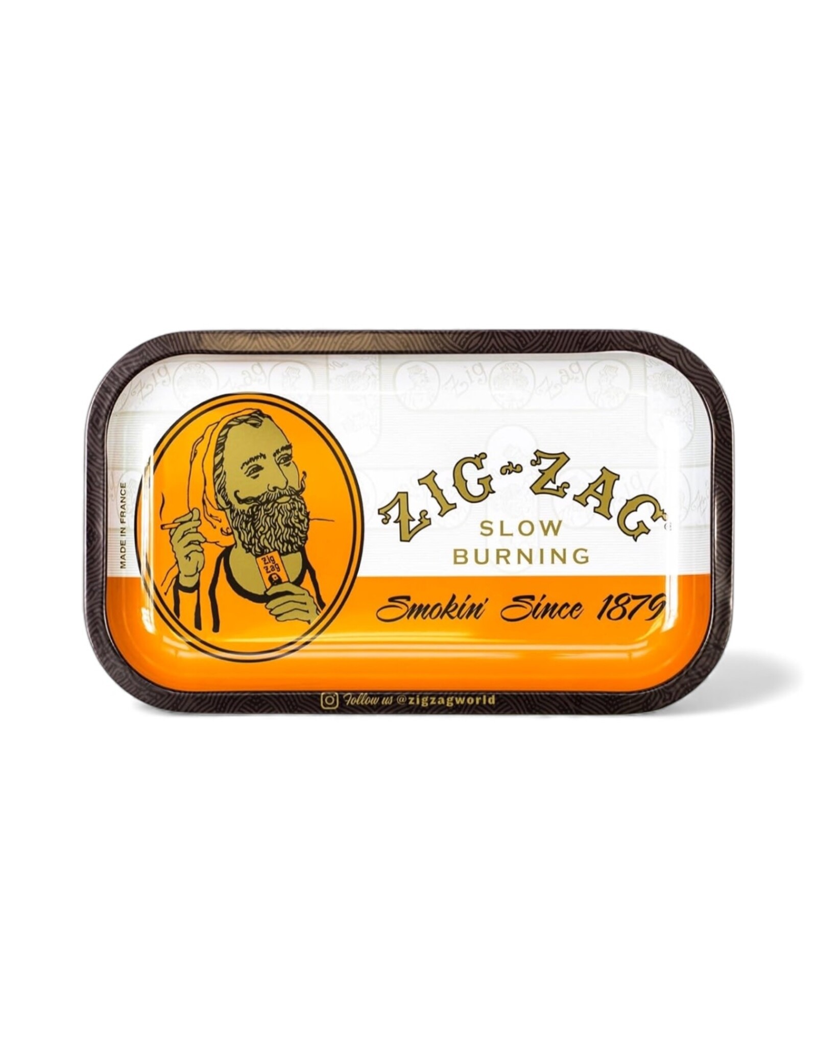 Zig Zag Classic Slow Burn Rolling Tray - 10.5"x6.25" / Small