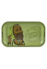 Zig Zag Organic Hemp Rolling Tray - 10.5"x6.25" / Small