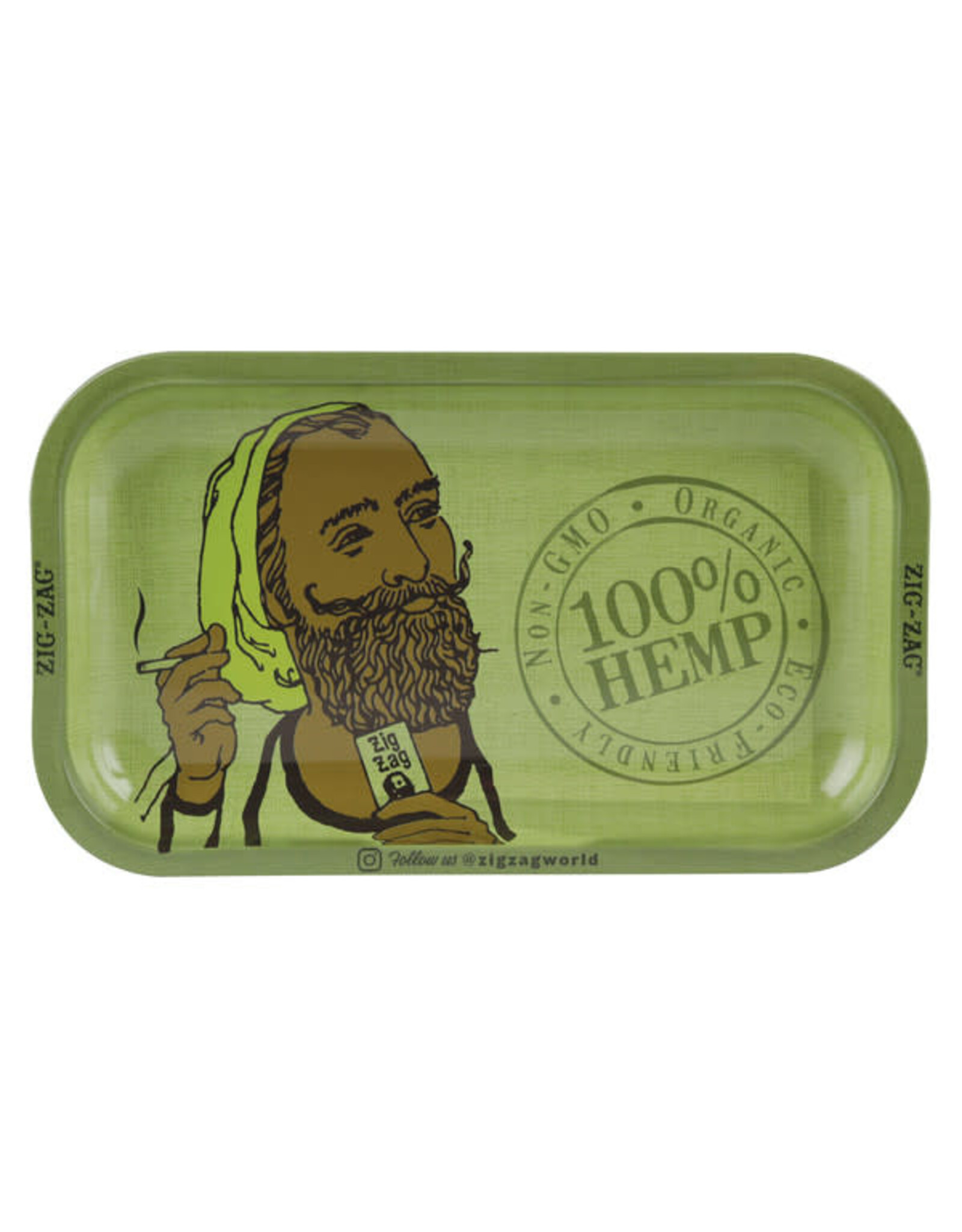 Zig Zag Organic Hemp Rolling Tray - 10.5"x6.25" / Small