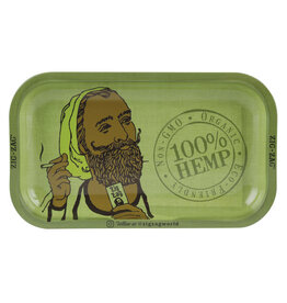 Zig Zag Organic Hemp Rolling Tray - 10.5"x6.25" / Small