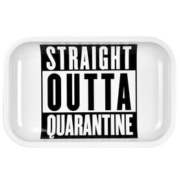 Pulsar Straight Outta Quarantine Metal Rolling Tray
