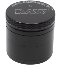 Raw Hammercraft X Raw Grinder 2.2" 4pc Black