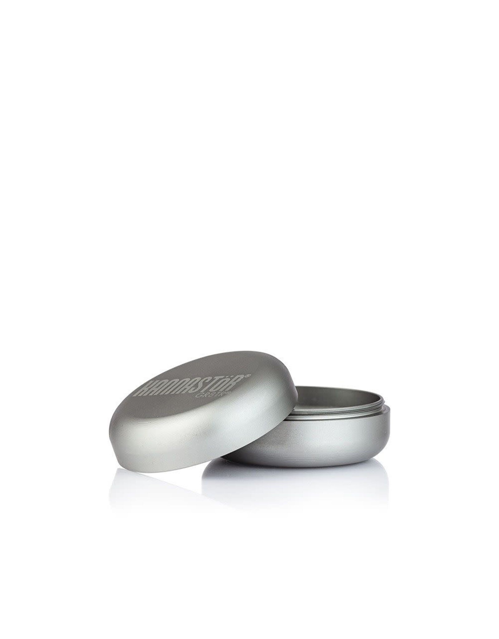 Kannastor Kannastör® GR8TR® V2 Series Jar Grinder Screen Chamber and Stainless Easy Change Screen™ Matte Rose Gold