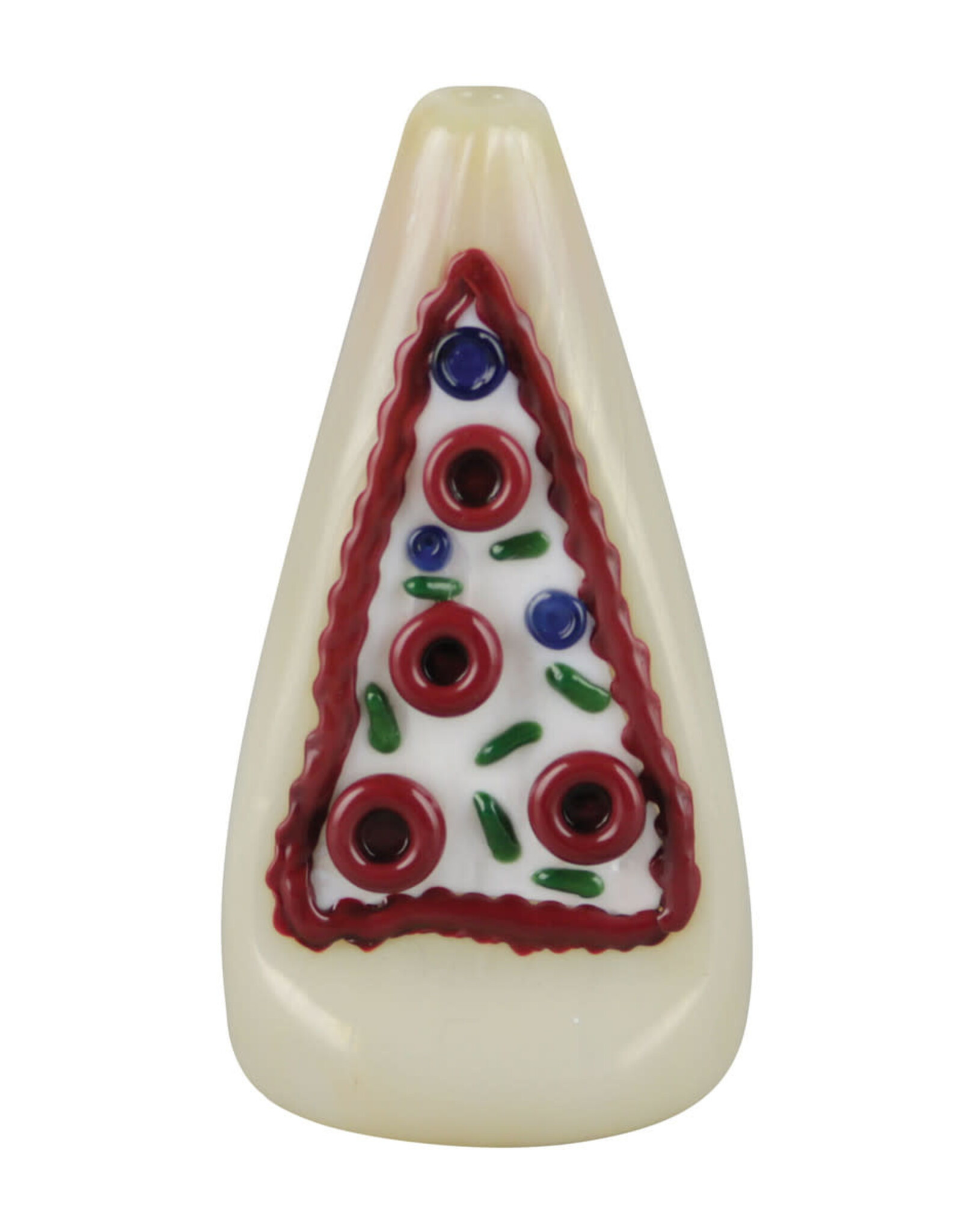 Pizza Slice Glass Handpipe - 4.75"