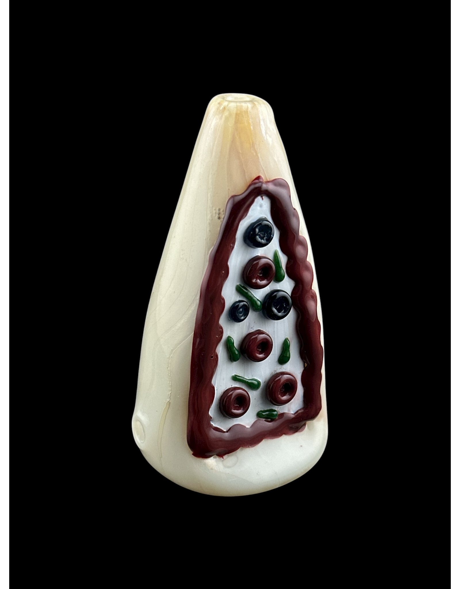 Pizza Slice Glass Handpipe - 4.75"