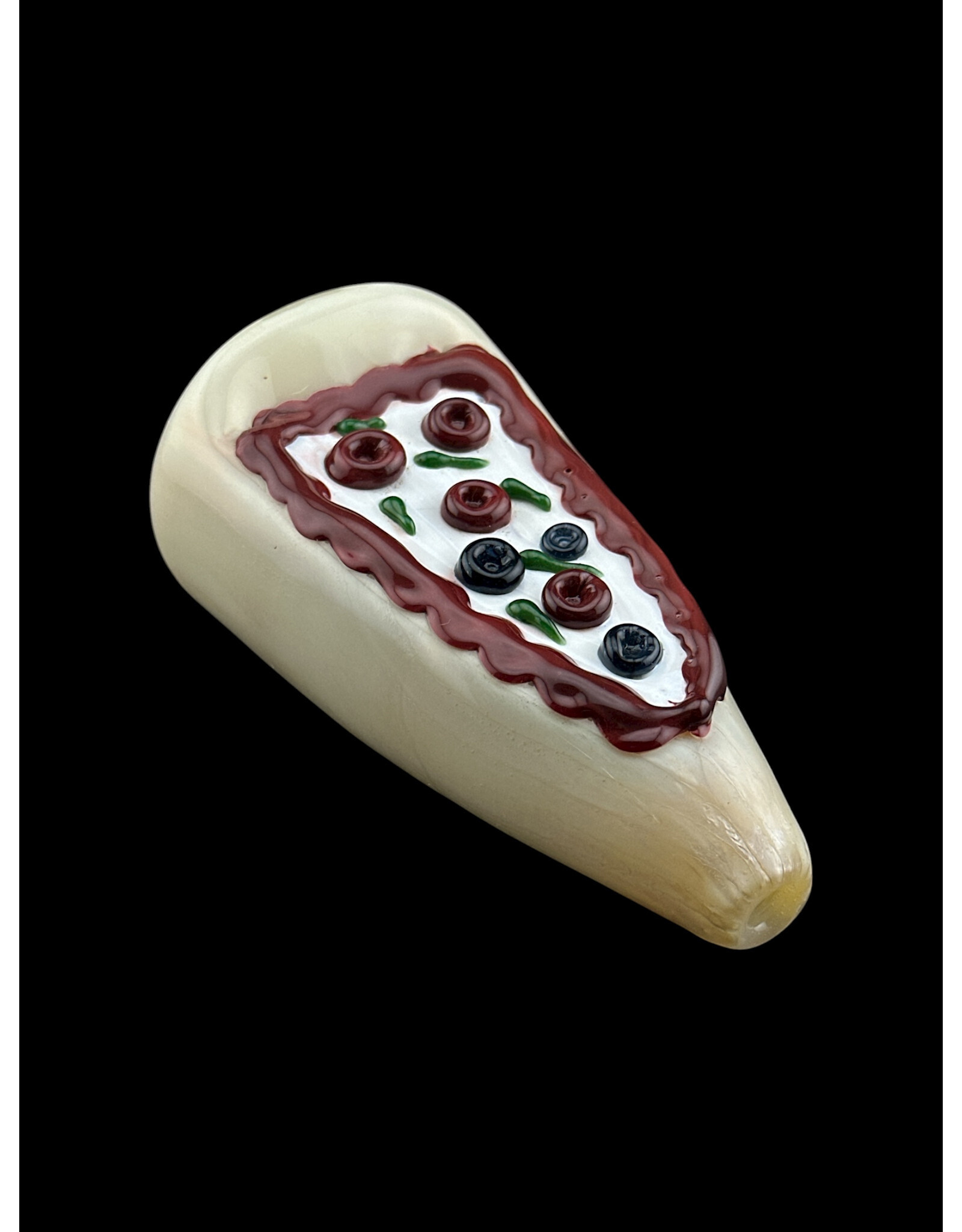 Pizza Slice Glass Handpipe - 4.75"