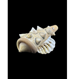 Seashell Sandblasted White pipe