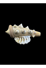 Seashell Sandblasted White pipe