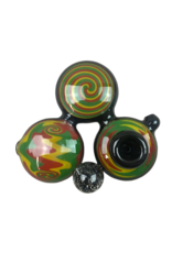 Alien flower monkey Triple Flat Disc RASTA