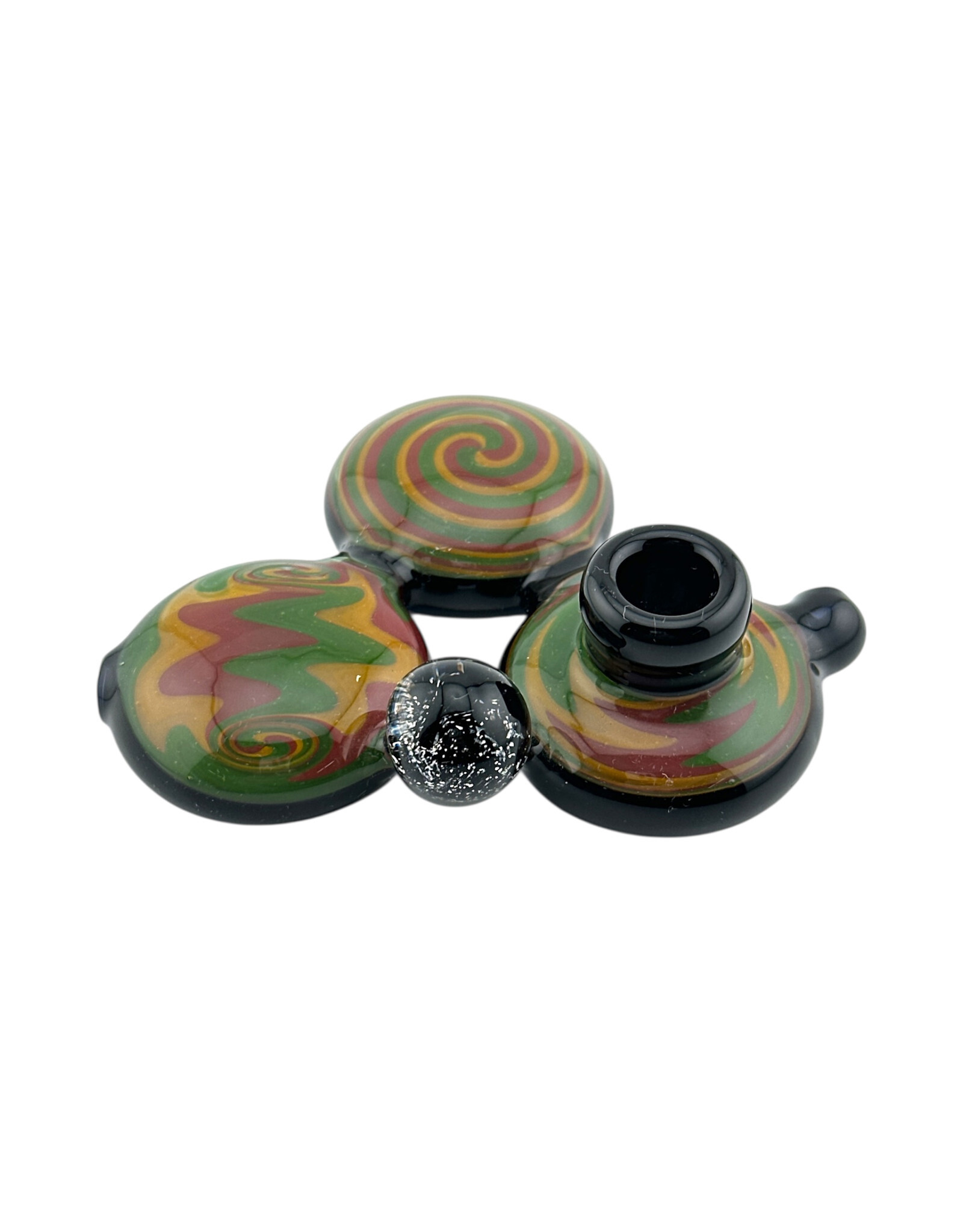 Alien flower monkey Triple Flat Disc RASTA
