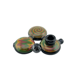 Alien flower monkey Triple Flat Disc RASTA