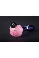 Chameleon Glass Officer Porky Pipe