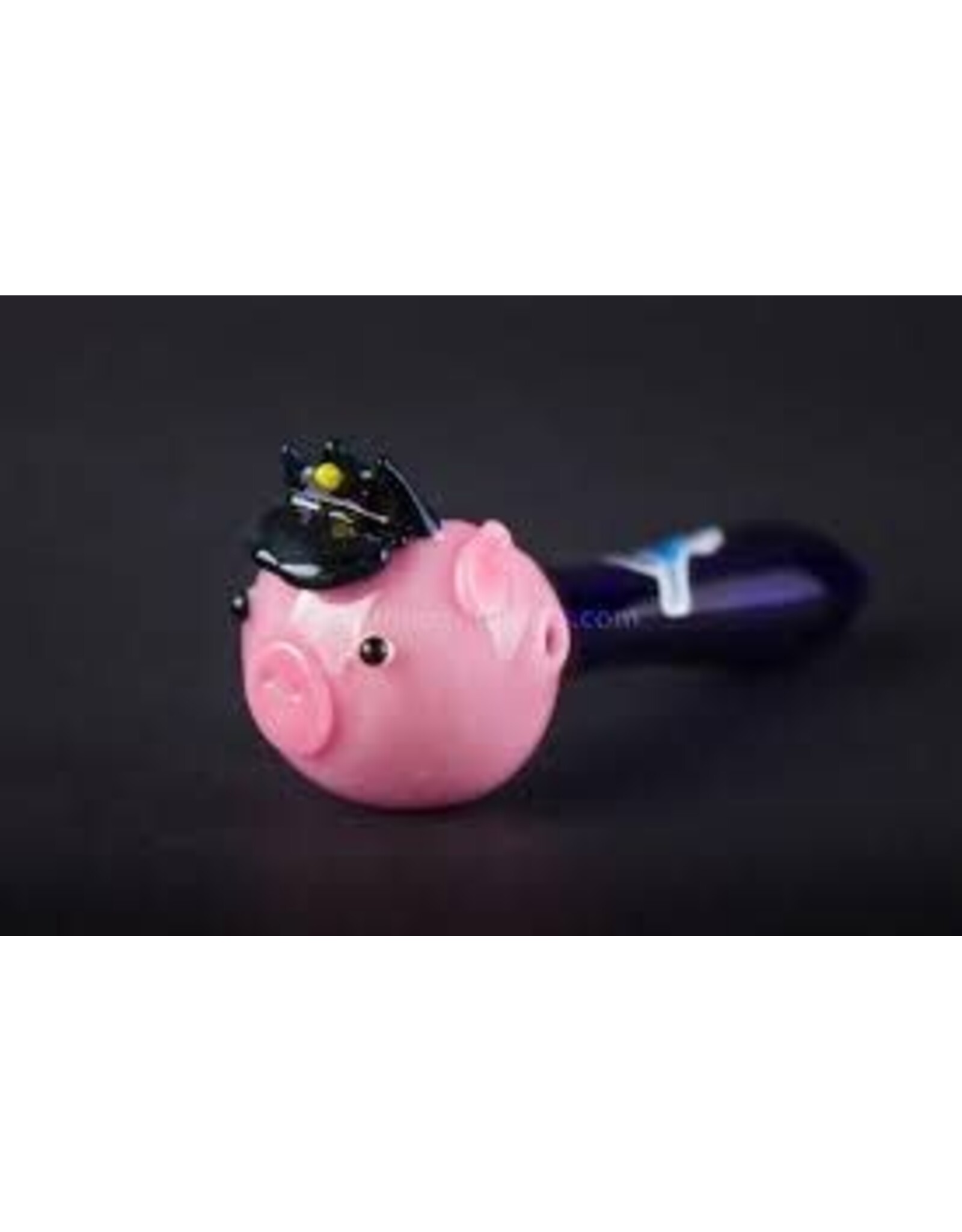Chameleon Glass Officer Porky Pipe
