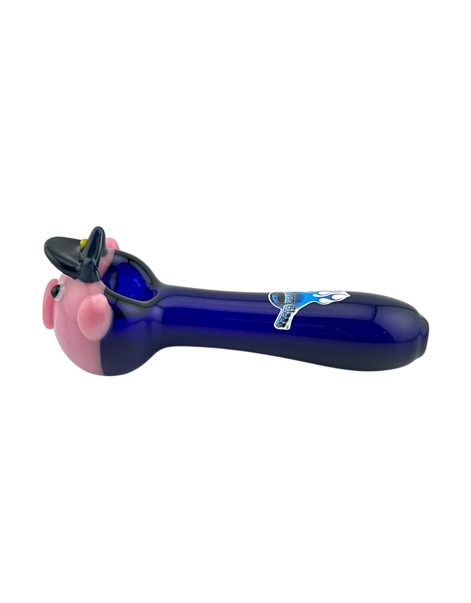 Chameleon Glass Officer Porky Pipe
