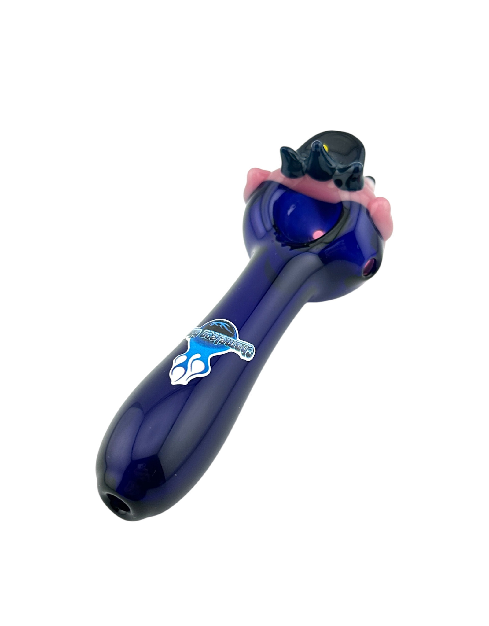 Chameleon Glass Officer Porky Pipe