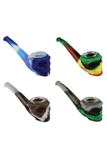 Silicone Skull Handpipe - 4.5" Assorted Colors