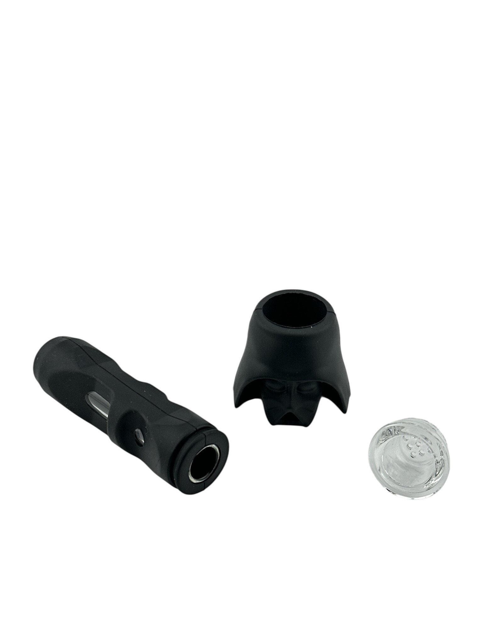 Darth Vader Silicone And Glass Spoon Black