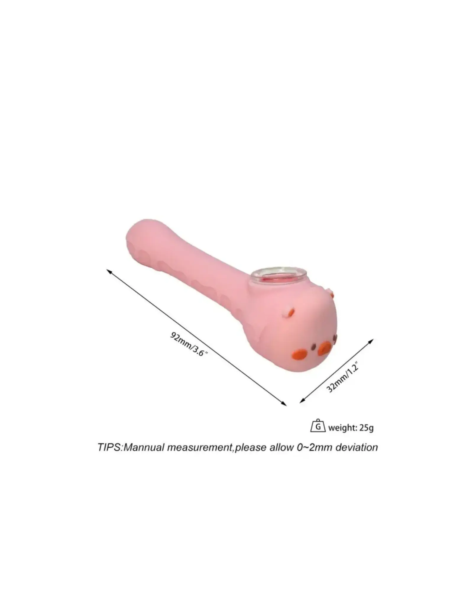 Pig 3.5" Silicone Handpipe
