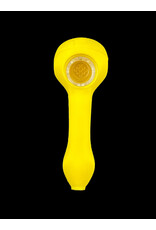 Spongebob Silicone spoon with glass multi hole bowl