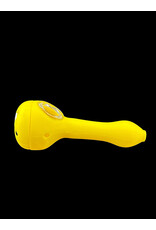 Spongebob Silicone spoon with glass multi hole bowl