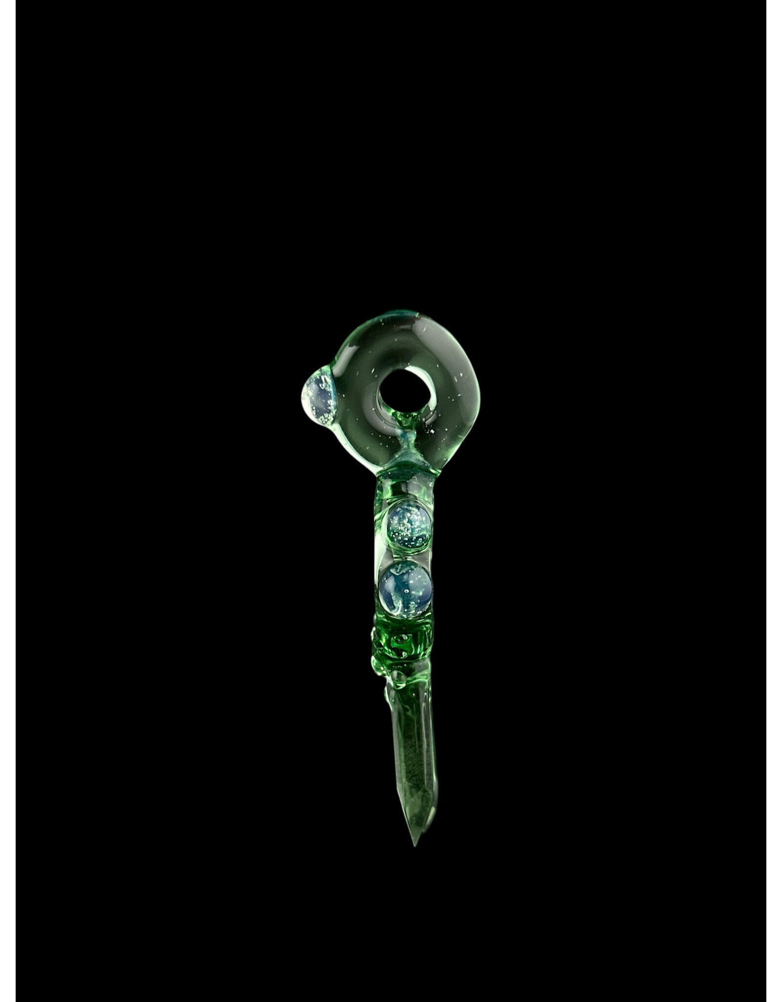 Based Glass Crystal Growth Color Ring Pendant