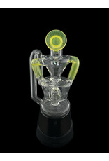 Iridescent Superior ECO Lemon Candy Dualy Puffco Peak Attachment