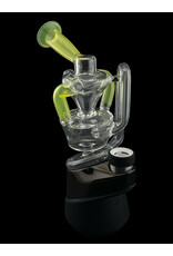 Iridescent Superior ECO Lemon Candy Dualy Puffco Peak Attachment